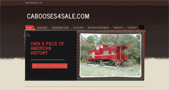 Desktop Screenshot of cabooses4sale.com